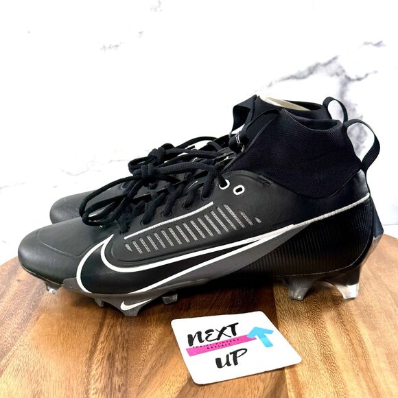 Nike Vapor Edge Pro 360 2 Black Football Cleats Mens Size 11.5 New DA5456-010 - Picture 1 of 8